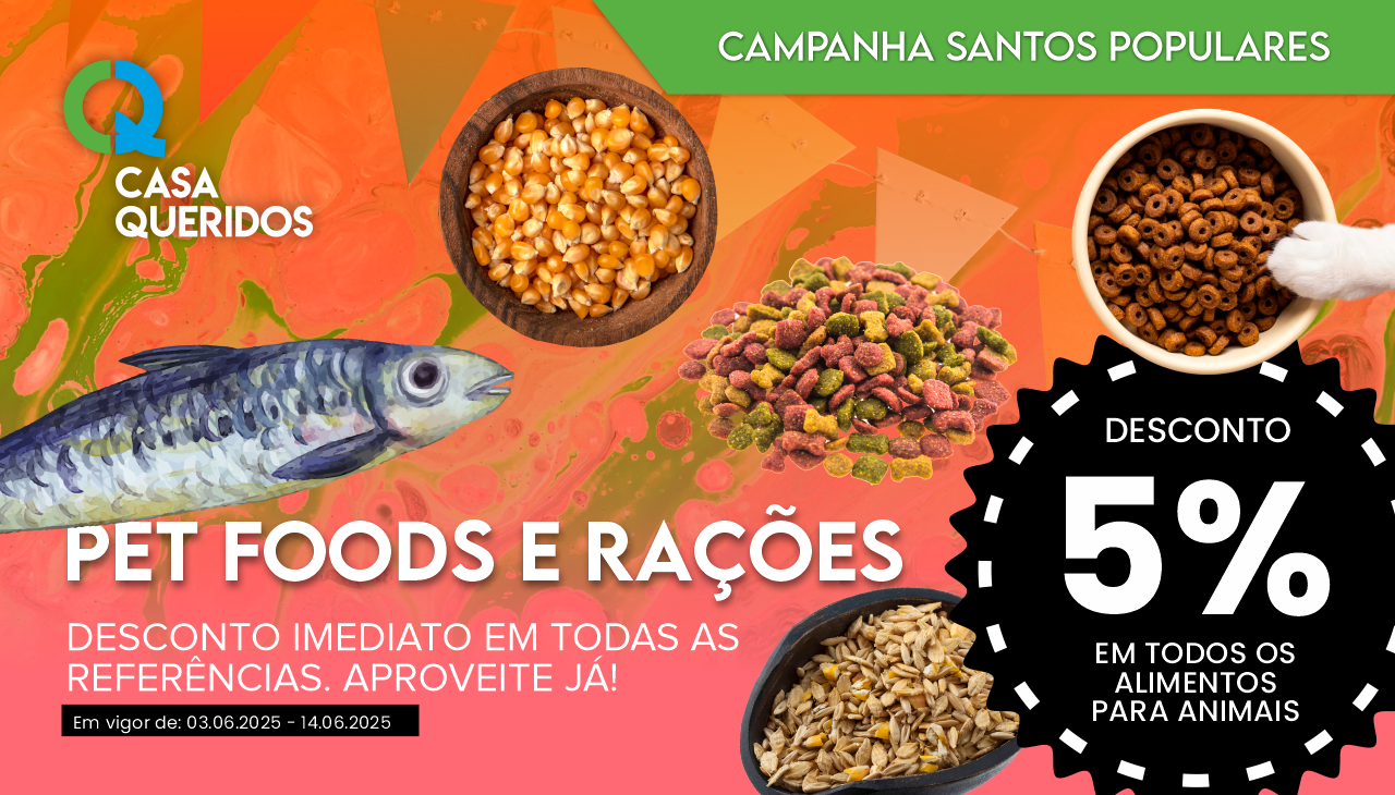 CAMPANHA SANTOS POPULARES - 5% EM PET FOODS E RAÇÕES CAMPANHA SANTOS POPULARES - 5% EM PET FOODS E RAÇÕES